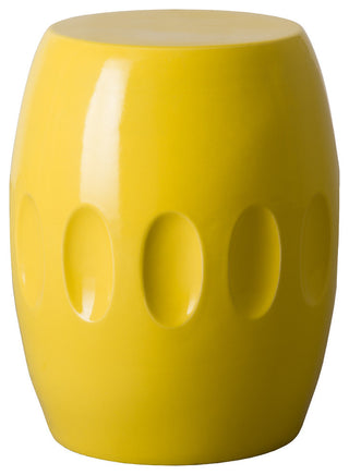 Orion Garden Stool, Yellow