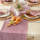 Barn Red Woven Table Runner 15x72