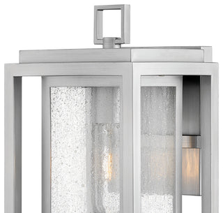 Hinkley 12" Republic Small Outdoor Wall Mount Lantern, Satin Nickel