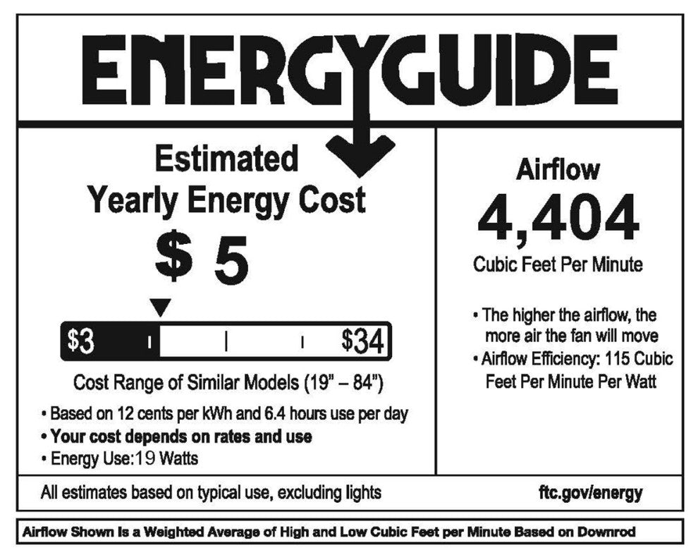 Hinkley Chisel Ceiling Fan, Graphite, 52"