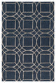 Surya Skyline SKL-2031 8'x10' Rug, Navy/Camel