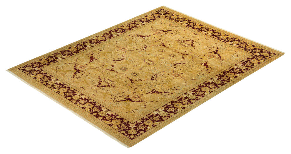 Londyn, One-of-a-Kind Hand-Knotted Area Rug Yellow, 8'2"x10'2"