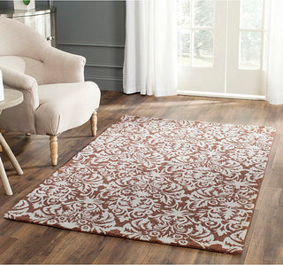 Safavieh Chelsea hk368b Damask Rug, Brown/Grey, 8'9"x11'9"