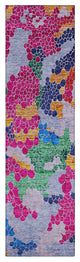 Machine Washable Indoor/Outdoor Chantille ACN1906 Blush 2'3" x 7'6" Runner Rug
