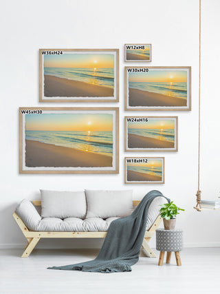 "The Ocean Called" Framed Painting Print, 45x30