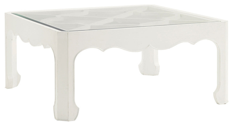 Cassava Cocktail Table With Glass Insert