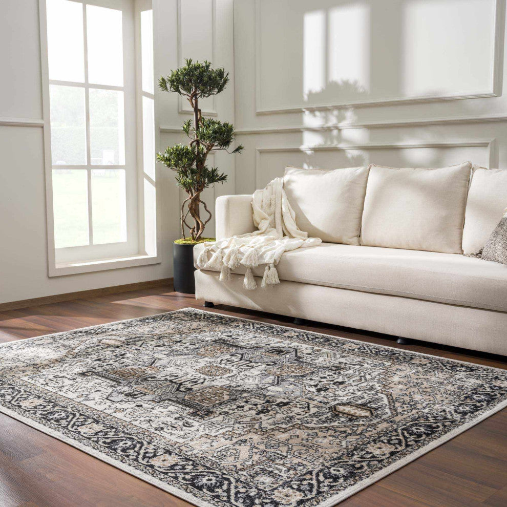 Hauteloom Cabacungan Washable Area Rug, 5'3"x7' Rectangle