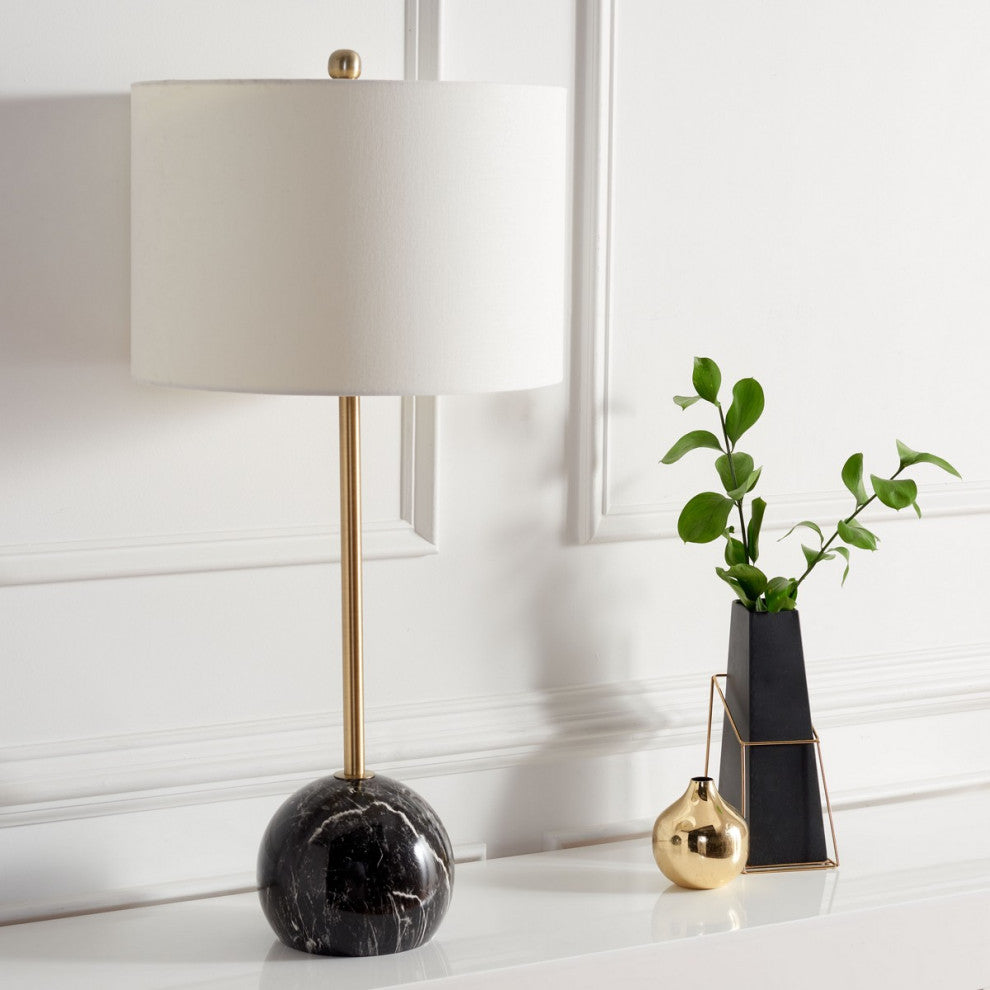 Safavieh Kyrene Table Lamp Black Marble