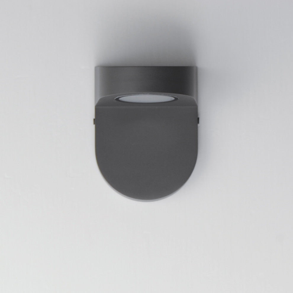 Maxim 86198 Ledge 6" Tall Outdoor Wall Sconce - Black