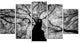 Photo of Winter Branches, Landscape Canvas Art Print, 60"x32", 5 Panels