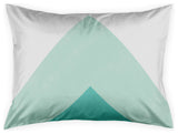 Turquoise Pattern Standard Pillow Sham