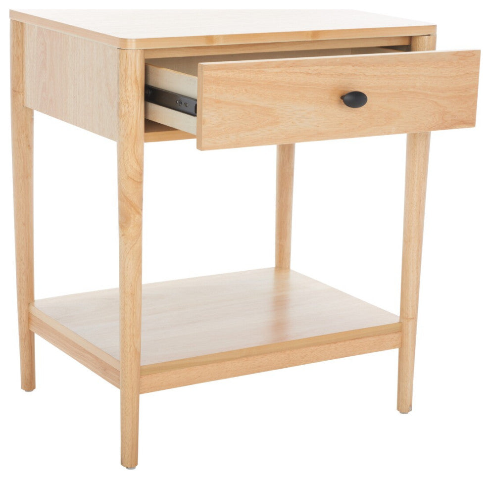 Safavieh Boden 1 Drawer Nightstand, Natural