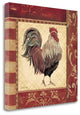 "Red Rooster I" By Jo Moulton,Ready to Hang Giclee Print on Gallery Wrap Canvas