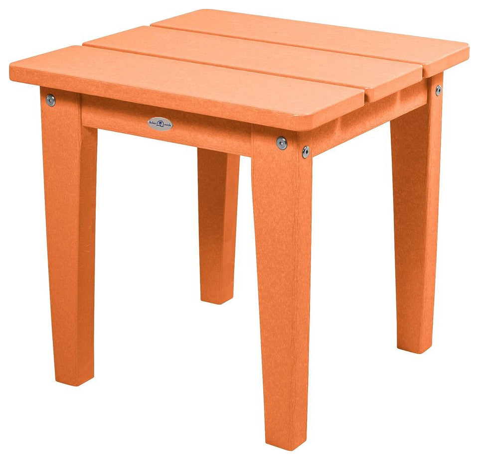 Adirondack Small Side Table, Citrus Orange