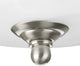 2-Light Close-To-Ceiling, Brushed Nickel