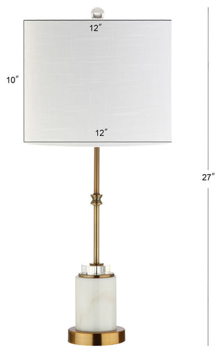 JONATHAN Y Lighting JYL5003A-SET2 Harper 1 Light 27" Tall LED - Brass