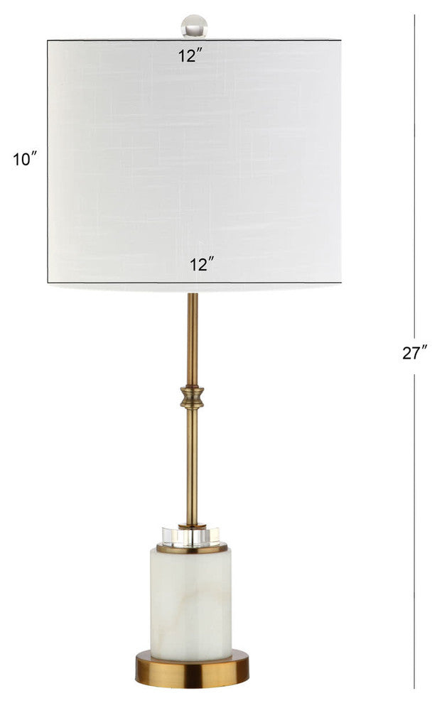 JONATHAN Y Lighting JYL5003A-SET2 Harper 1 Light 27" Tall LED - Brass