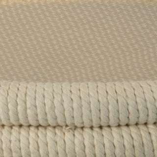 Delta Side Table, White Rope