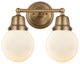 Innovations 623-2W-BB-G201-6 Beacon 2 Light Bath Vanity Light, Brushed Brass