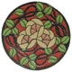 Delaney's Rose Knob, Dark Brass-Rose