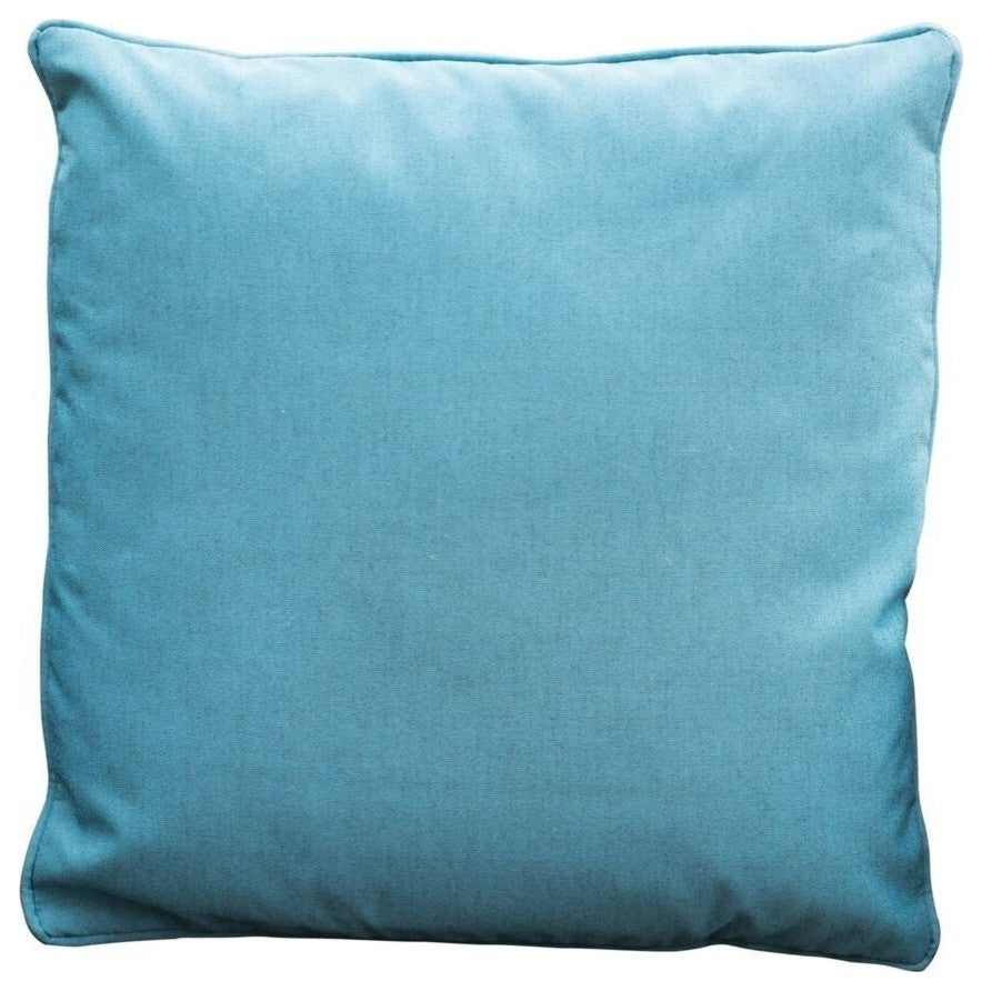GDF Studio Corona Outdoor Patio Water Resistant Pillow, Teal, Single