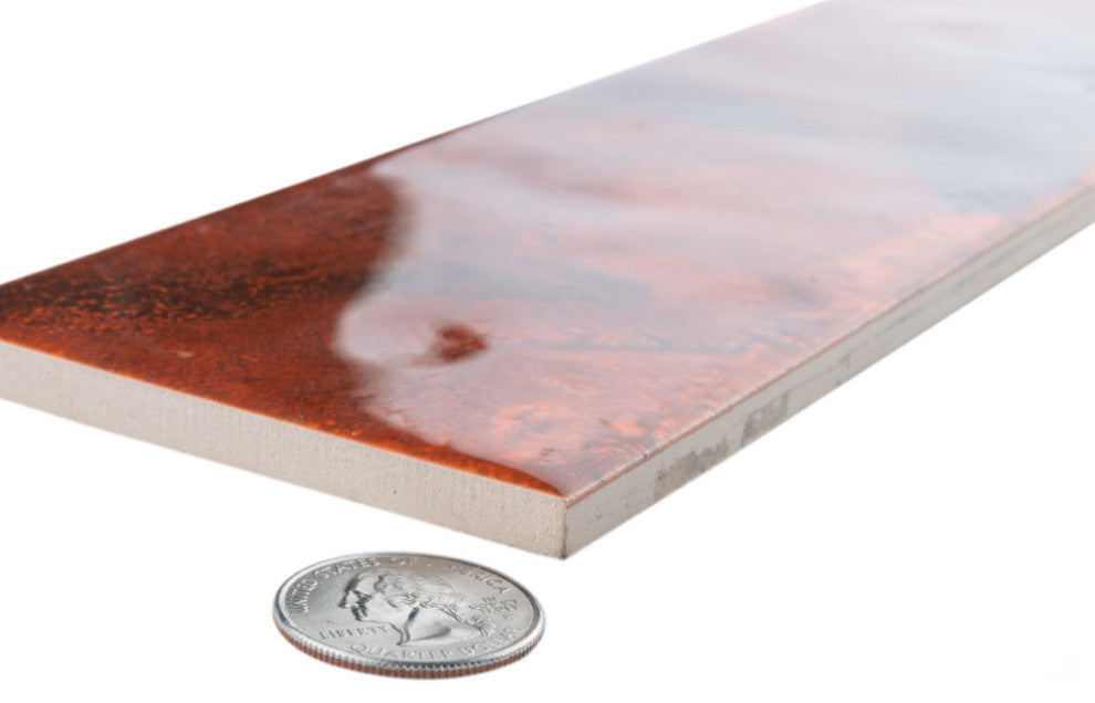 Luca Lava with Antimicrobial Glaze Ceramic Wall Tile