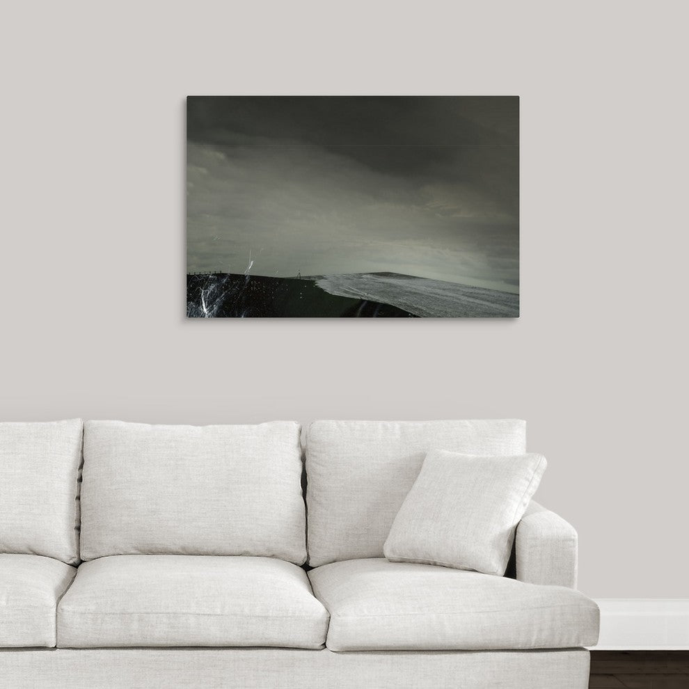 "The Restless Tide" Wrapped Canvas Art Print, 36"x24"x1.5"