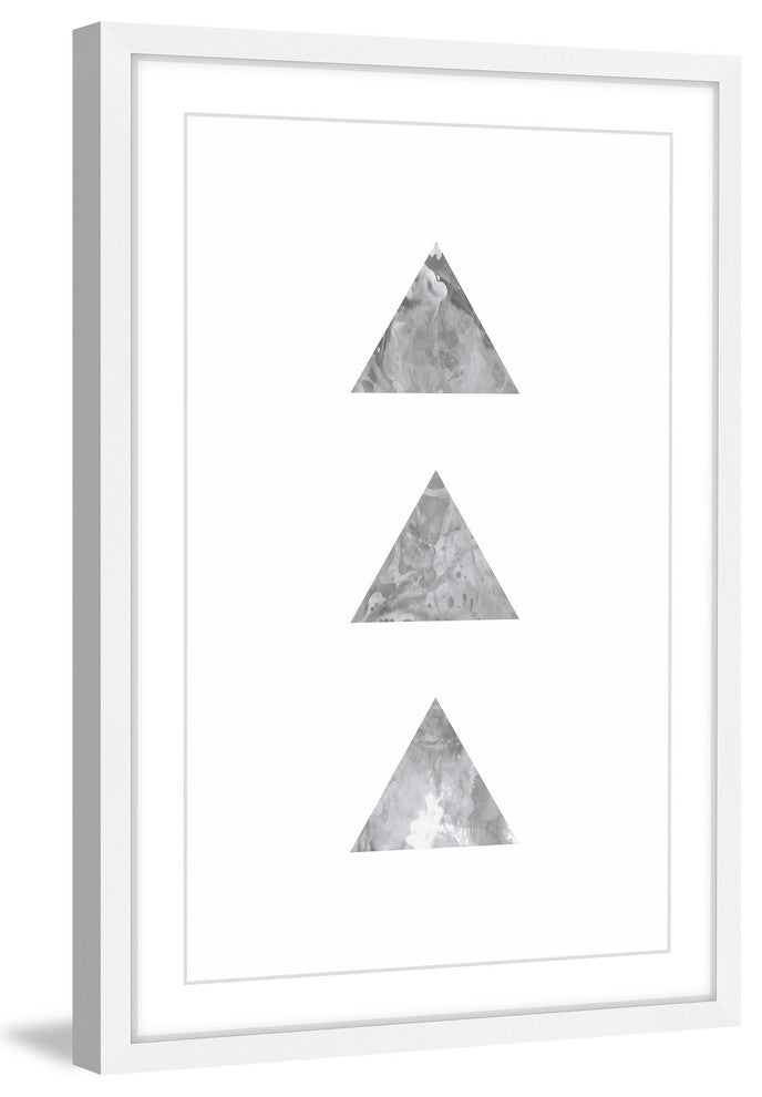 Marmont Hill, "Tri" by Bryon White Framed Painting Print, 30x45