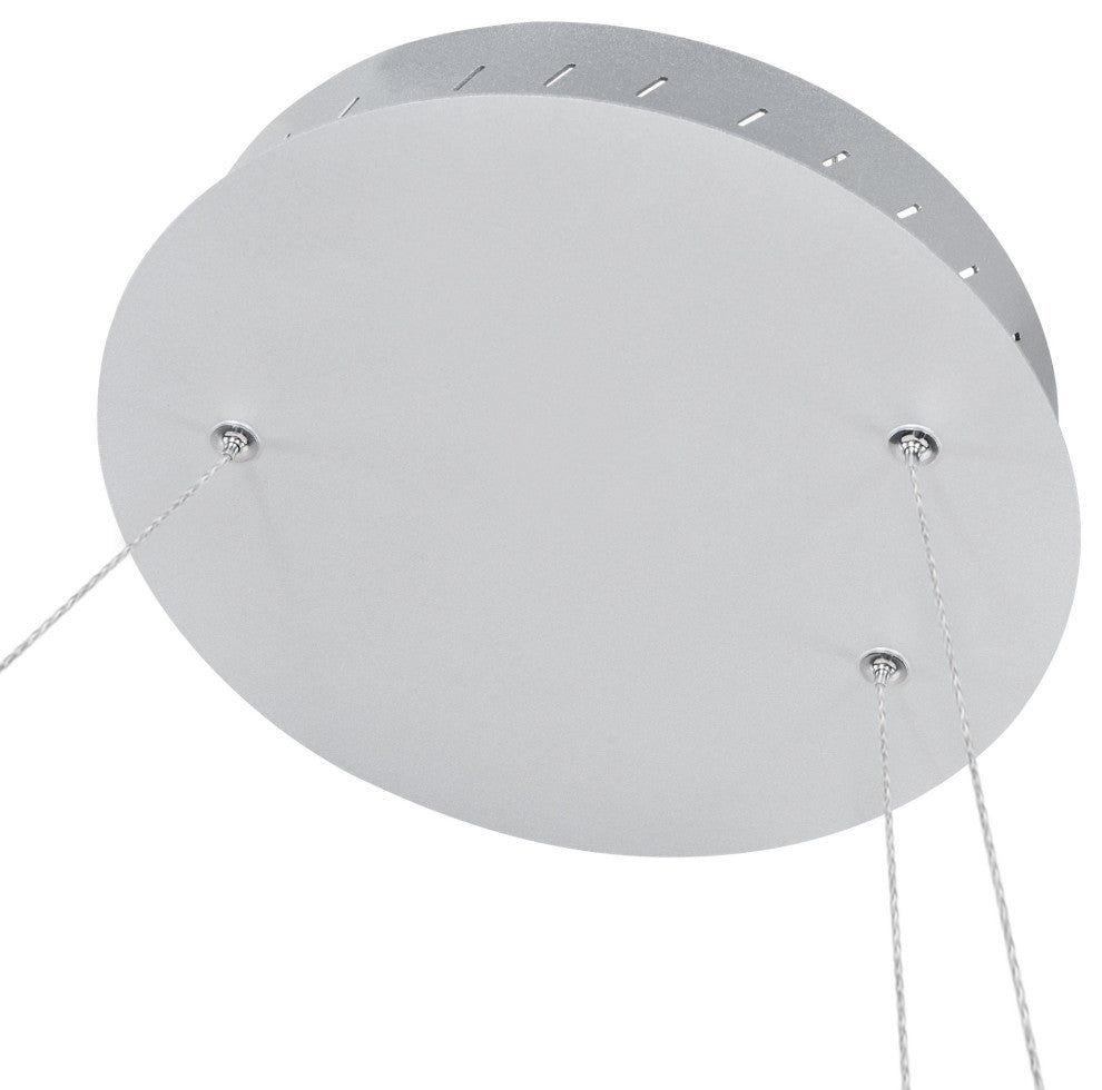 Capella LED Chandelier, Silver