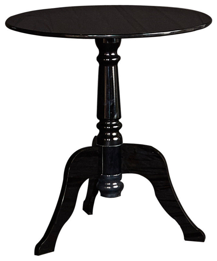 Full product on a uniform white background, front-facing view of the entire end table.