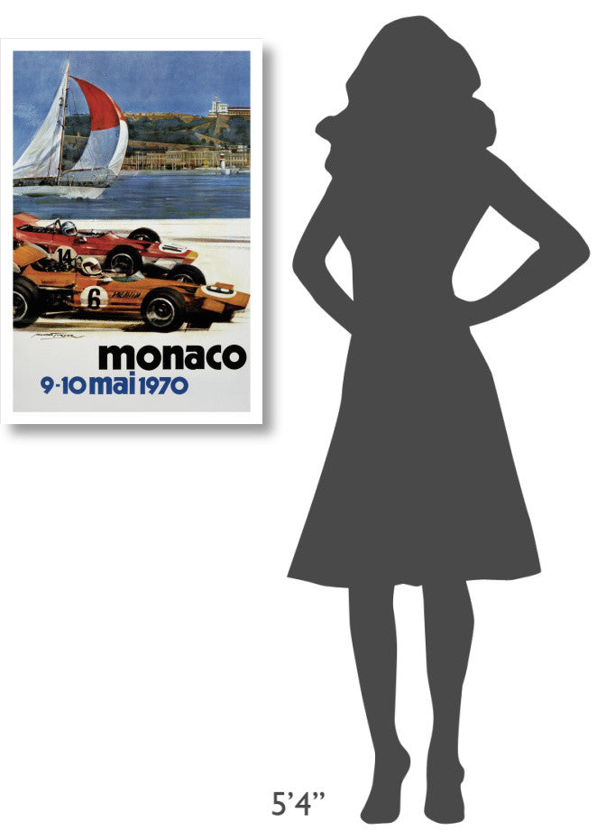 "Monaco / 9-10 mai 1970" Digital Paper Print by Michael Turner, 22"x32"
