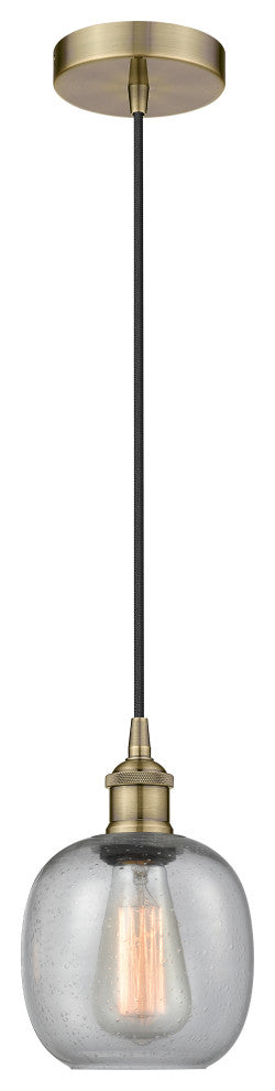 Innovations 616-1P-AB-G104 1-Light Mini Pendant, Antique Brass