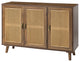 3-Door Accent Cabinet, Espresso