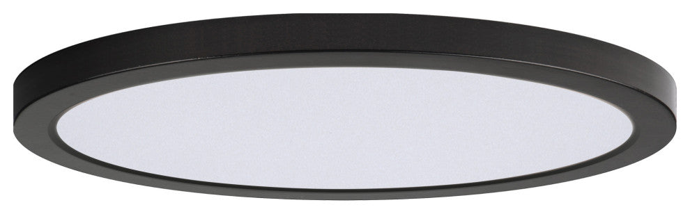 Maxim 57698 Chip 16"W LED Flush Mount Ceiling Fixture - Black