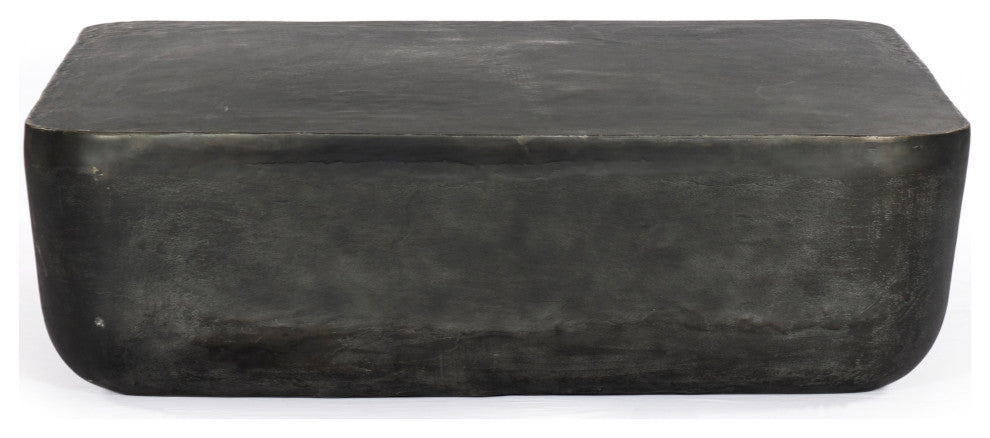 Basil Square Coffee Table-48"-Aged Grey