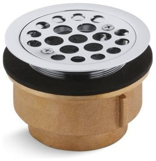 Kohler Service Sink Strainer Tapped For 2" Npt, Polished Chrome
