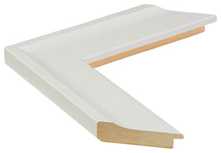 Morgan Framed Wall Mirror, White, 28"x36"