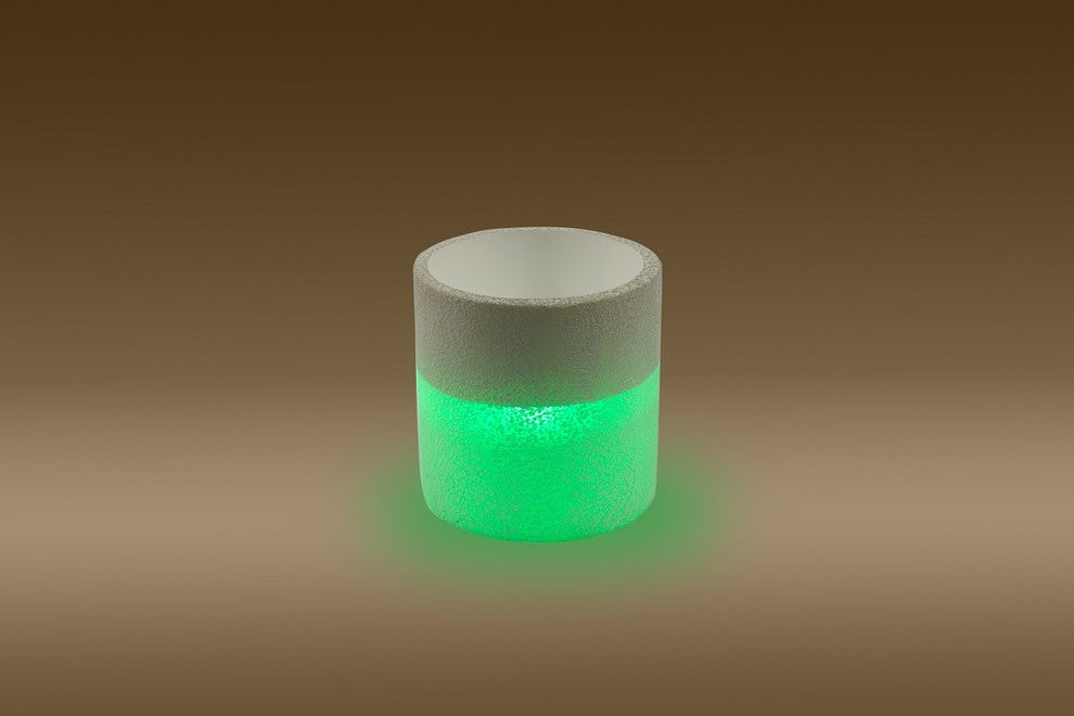 Round Planter with Plato White