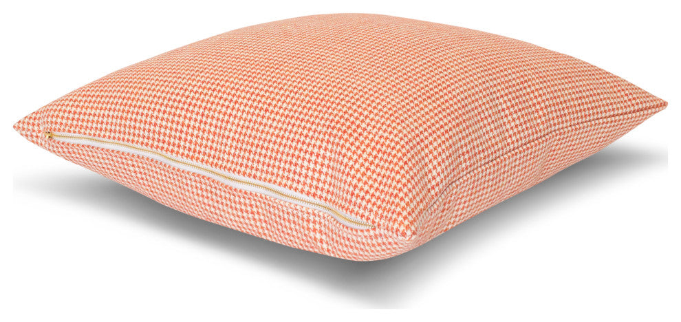 Koi Houndstooth Cushion Cover, 13" X 18"