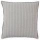 Jaipur Living Lochlan Solid Cream/Silver Poly Fill Pillow 22" Square