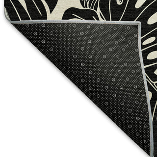 Addison Premium Washable Mayfield AMF211 Black 9' x 12' Rug
