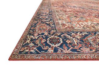 Loloi Layla Lay-08 Rug, Red/Navy, 2'6"x7'6" Runner