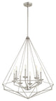 Bennett 8-Light Pendant, Satin Nickel