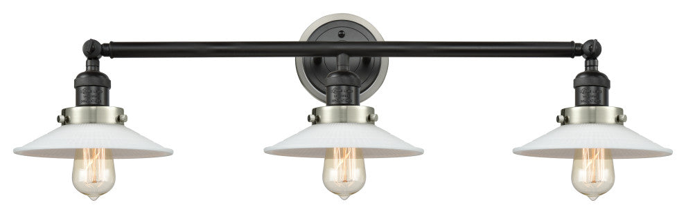 INNOVATIONS 205BK-BPSN-HRSN-G1 3-Light Bath Vanity Light Matte Black
