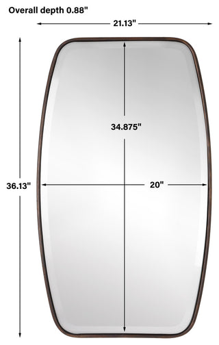 Uttermost Canillo Bronze Mirror