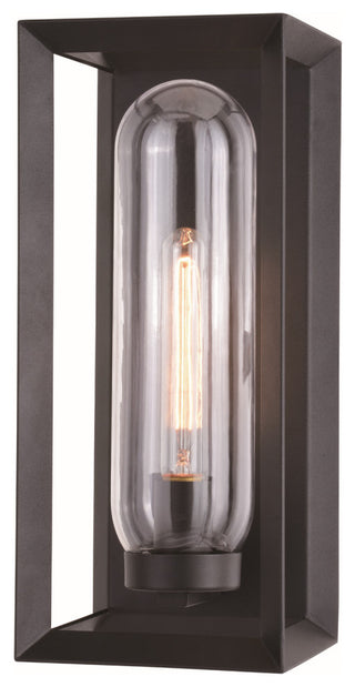 Pullman 1-Light Outdoor Wall Mount, Textured Black