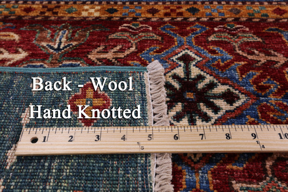 8' 3" X 9' 7" Khorjin Super Kazak Handmade Rug - Q12646