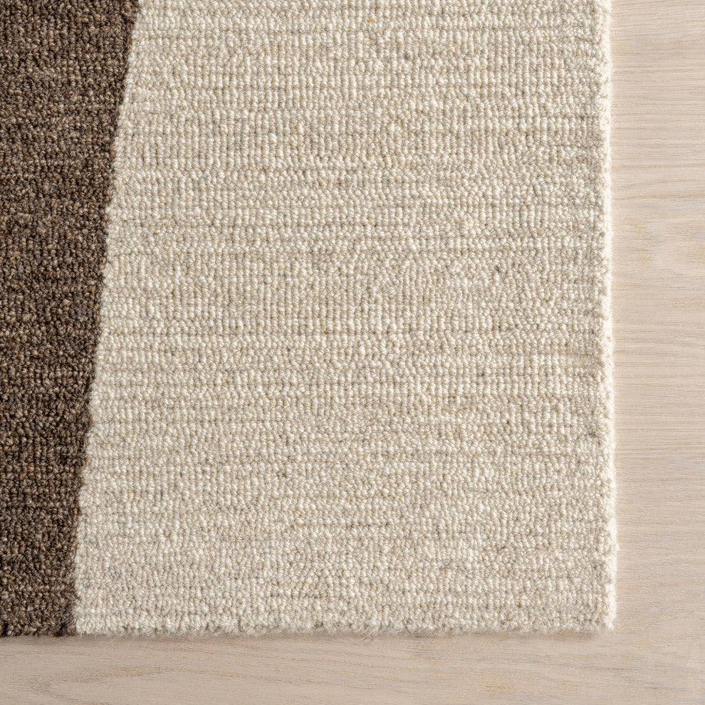 Dolpo Wool Area Rug, Beige 4'x6'