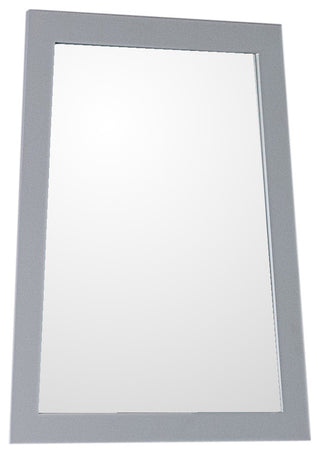 Arlo Ladder-Shaped Framed Mirror, Light Gray