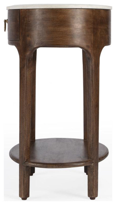 Butler Specialty Company, Ellen Marble Nightstand, Brown